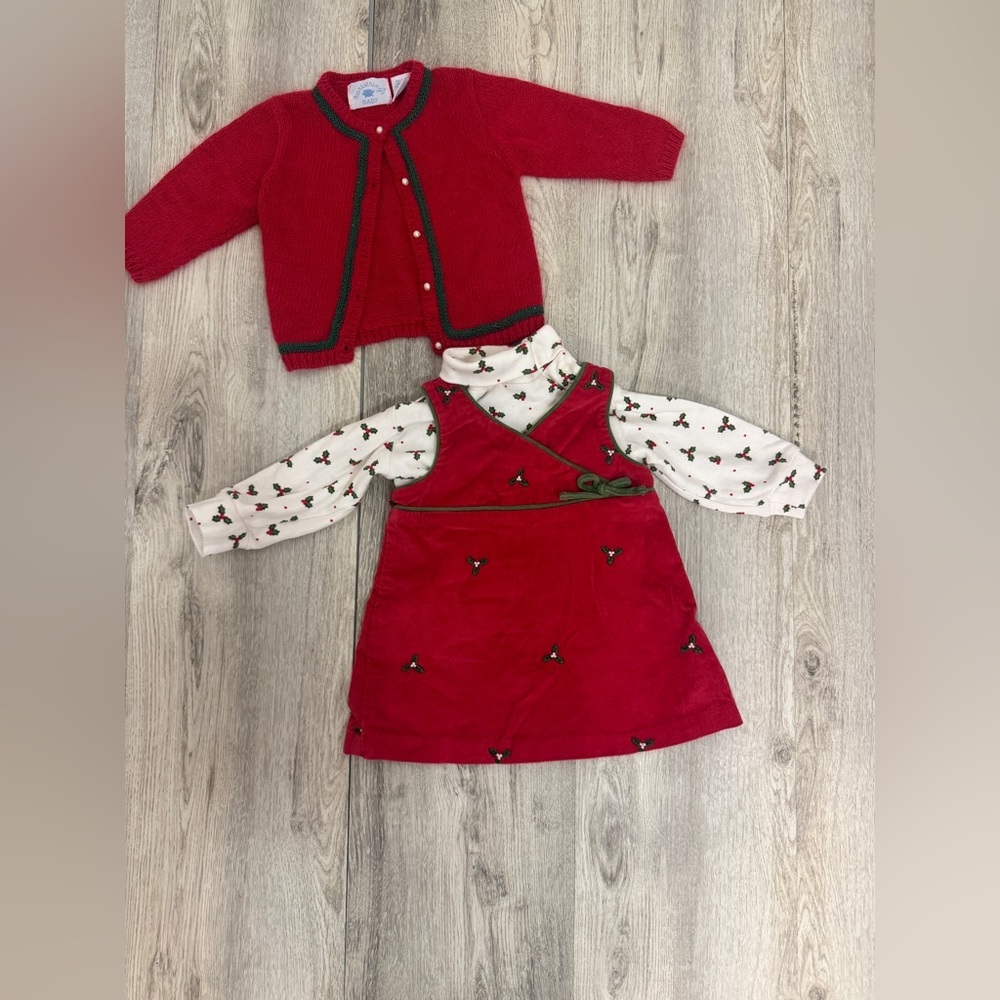 Hartstrings Miseltoe Holiday Kids Matching Set